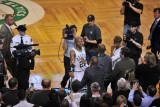 Los Angeles Lakers v Boston Celtics, Boston, MA - February 10: Reggie Miller and Ray Allen Fotografisk trykk av Steve Babineau Los Angeles Lakers v Boston Celtics, Boston, MA - February 10: Reggie Miller and Ray Allen Fotografisk trykk av Steve Babineau
