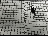 A US Army Soldier-In-Training Makes Her Way Down the Rope Ladder at Victory Tower Photographic Print by Stocktrek Images 