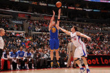 Golden State Warriors v Los Angeles Clippers, Los Angeles - January 9: David Lee and Blake Griffin Photographic Print by Noah Graham