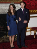Prince William is to marry Kate Middleton next year, Clarence House has said Photographic Print