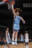 Memphis Grizzlies v Denver Nuggets, Denver - February 22: Marc Gasol Photographic Print by Garrett Ellwood