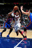 New York Knicks v Atlanta Hawks, Atlanta, GA - January 28: Joe Johnson and Raymond Felton Photographic Print by Scott Cunningham