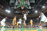 Los Angeles Lakers v Boston Celtics, Boston, MA - February 10: Ray Allen Photographic Print by Brian Babineau