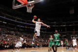 Boston Celtics v Los Angeles Clippers, Los Angeles, CA - February 26: Blake Griffin and Jeff Green Photographic Print by Noah Graham