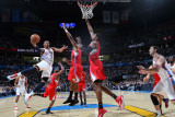 Los Angeles Clippers v Oklahoma City Thunder, Oklahoma City, OK - February 22: Russell Westbrook, R Photographic Print by Layne Murdoch