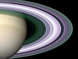 Radio Occultation: Unraveling Saturn's Rings Photographic Print by Stocktrek Images 