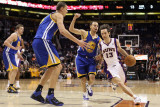 Golden State Warriors v Phoenix Suns, Phoenix, AZ - February 10: Steve Nash and Steve Nash Photographic Print by Christian Petersen