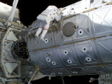 Mission Specialist Traverses Along the Destiny Laboratory of the International Space Station Photographic Print by Stocktrek Images 