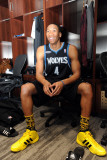 T-Mobile Rookie Challenge and Youth Jam, Los Angeles, CA - February 18: Wesley Johnson Photographic Print by Andrew Bernstein