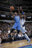 Orlando Magic v Dallas Mavericks, Dallas, TX - January 8: Jameer Nelson and Jason Terry Photographic Print by Glenn James