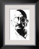 Gandhi Framed Giclee Print by Alex Cherry