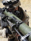 A Marine Using the Shoulder-Launched Multi-Purpose Assault Weapon Photographic Print by Stocktrek Images 