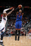 New York Knicks v Atlanta Hawks, Atlanta - March 6: Carmelo Anthony and Josh Smith Fotografisk tryk af Scott Cunningham