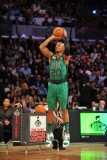 Foot Locker Three-Point Contest, Los Angeles, CA - February 19: Ray Allen Photographic Print by Garrett Ellwood