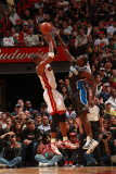 Orlando Magic v Miami Heat, Miami, FL - March 3: Chris Bosh and Brandon Bass Photographic Print by Victor Baldizon