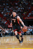 Chicago Bulls v Miami Heat, Miami, FL - March 6: Mike Bibby Photographic Print by Victor Baldizon