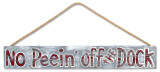 Dock Warning Sign Wood Sign