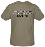Urge To Think T-shirts