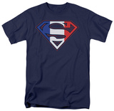 Superman-French Shield T-Shirt