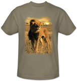 Wildlife-Sunset Lion T-Shirt