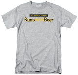 Runs With Beer T-shirts