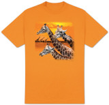 Wildlife-Three Giraffes Shirts