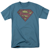 Superman-Gritty Shield T Shirts