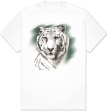 Wildlife-White Tiger Stripe Shirts