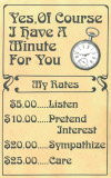 Have a Minute Blechschild