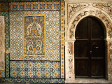 Mosaics and the Entrance Door to Gurgi Mosque in the Old City Photographic Print by Frans Lemmens