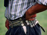 Gaucho with Hands on Hips Wearing Traditional Belt Photographie par Michael Coyne