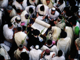 Priestly Blessing Ceremony by the Western Wall at Succot Lámina fotográfica por Hanan Isachar Priestly Blessing Ceremony by the Western Wall at Succot Lámina fotográfica por Hanan Isachar