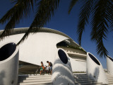 Detail of Ciudad De Las Artes Y Las Ciencias Lámina fotográfica por Krzysztof Dydynski