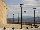 City Walls with Streetlamps and View Towards Portugal Fotografisk trykk av David Borland