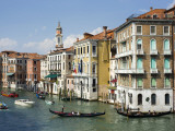 Gondolas and Other Watercraft on Grand Canal Photographic Print by Christopher Groenhout