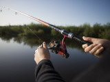 Fishing from Houseboat on Shannon-Erne Waterway Photographie par Holger Leue