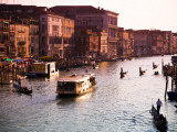 Vaporetto and Gondolas on the Grand Canal Photographic Print by Glenn Beanland