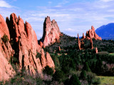 Rock Formations Extending into Valley, Garden of the Gods Park Photographic Print by Charles Cook
