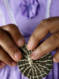 Mopan Maya Woman Making Basket Photographic Print by John Sones