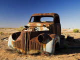 Derelict Truck Near Farina Ghost Town, Lyndhurst-Marree Road Photographic Print by David Wall