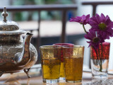 Teapot and Glasses at Hotel Alcoba Del Rey Photographic Print by Karl Blackwell