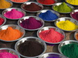 Colurful Holi Festival Powders Photographic Print by Christer Fredriksson