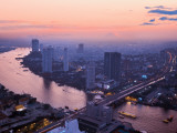 Bangkok Cityscape Photographic Print by Jean-pierre Lescourret