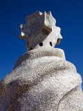 Chimney Pots on Roof of Casa Mila, also known as La Pedrera, Designed by Antoni Gaudi Photographic Print by Kimberley Coole
