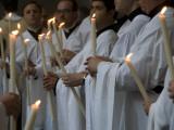Procession around Cloister of Museo Del Patriarca on Thursday the Week after Corpus Christi Photographic Print by Krzysztof Dydynski