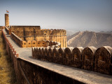 Battlements at Jaigarh Fort. Photographic Print by Huw Jones