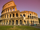 Visitors at the Colosseum Photographic Print by Glenn Beanland