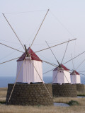 Portela Windmills at Dusk Photographic Print by Holger Leue