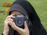 Iranian Girl with Camera Photographic Print by Holger Leue