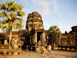 West Gate of Angkor Wat Temple Photographic Print by Dan Herrick